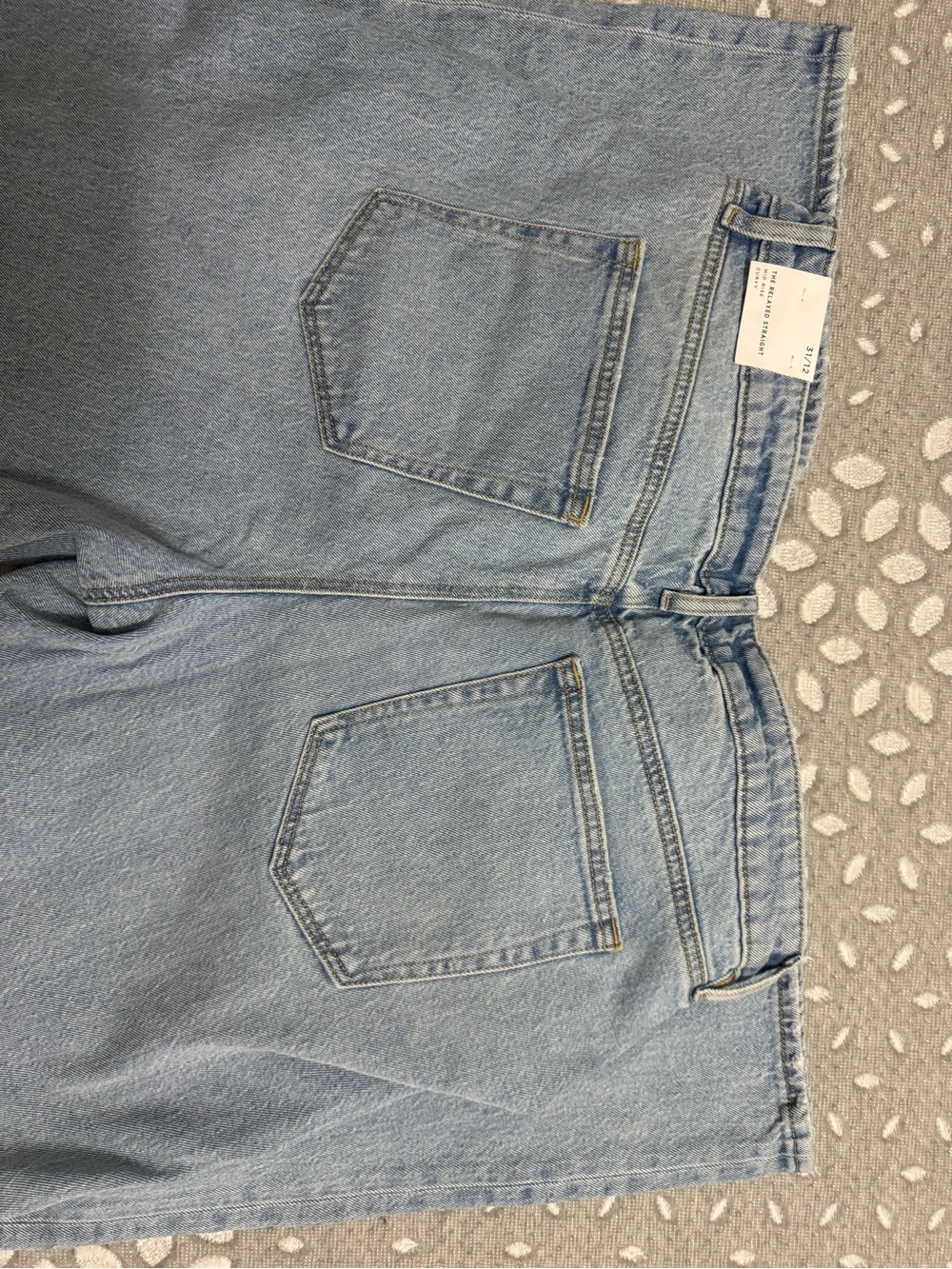 LOFT Women's Light Wash Blue Mid-Rise Jeans - Picture 2 of 4